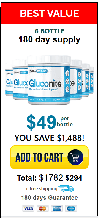Gluconite buy now 6 bottles