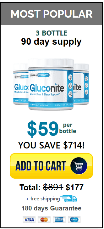 Gluconite buy now 3 bottles